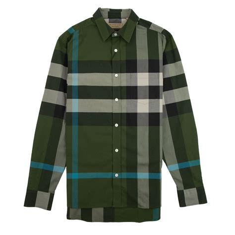 island green burberry shirt|Shop Green Burberry Online .